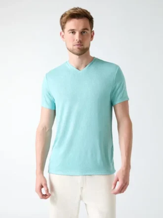 T-shirt van viscose-mix