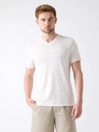 T-shirt van viscose-mix