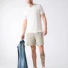 T-shirt van viscose-mix T-shirt van viscose-mix