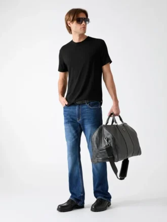 T-shirt van viscose-mix