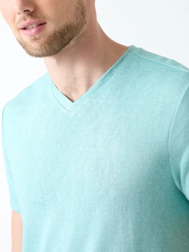 T-shirt van viscose-mix T-shirt van viscose-mix