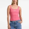 Tanktop met geborduurd logo Tanktop met geborduurd logo