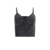 Tanktop met ribboord