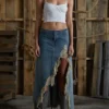 Tanktop met ribboord