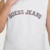 Tanktop met ronde hals in collegestijl
