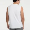 Tanktop met ronde hals in collegestijl