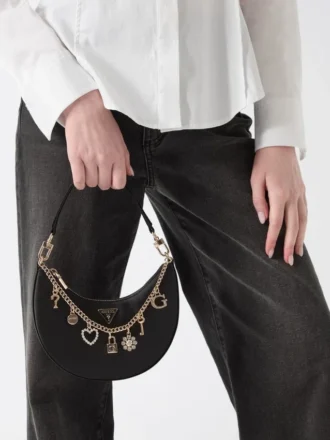 Tasmin Charm Appliqua Hobo-tas
