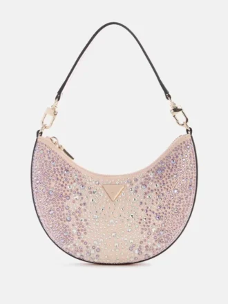 Tasmin Hobo-tasse met strass-steentjes