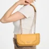 Tatum Crossbody-tas met whipstitch-afwerking