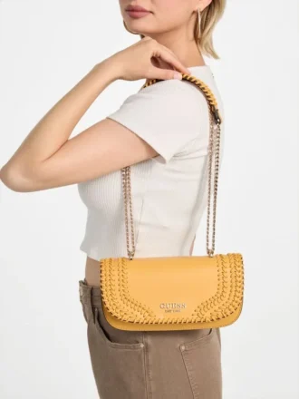 Tatum Crossbody-tas met whipstitch-afwerking