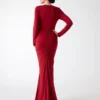 Thriller maxi-jurk