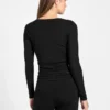 Top met lange mouwen
