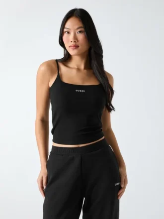 Top met ribgebreid patroon