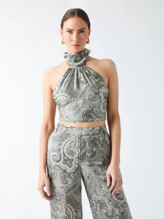 Top met Treasure-print