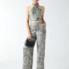 Top met Treasure-print Top met Treasure-print