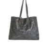 Tote bag van gekraakt leer