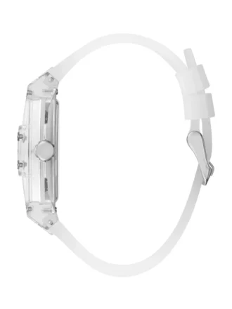 Transparant en zilverkleurig multifunctioneel horloge