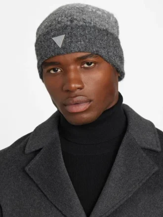 Trey gemêleerde gestreepte beanie