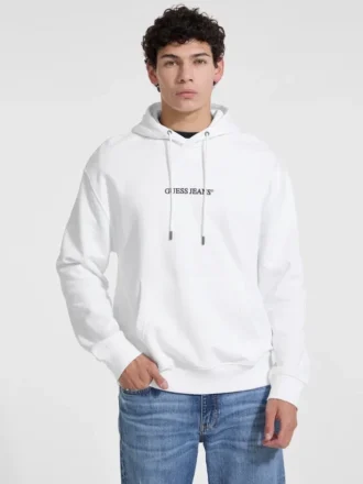 Trui met capuchon en logo
