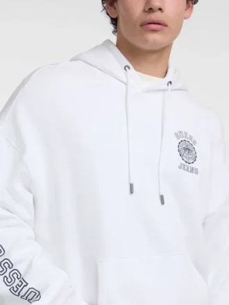 Trui met capuchon en logo