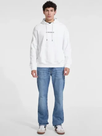 Trui met capuchon en logo