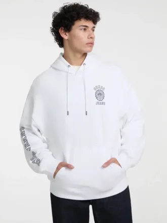 Trui met capuchon en logo