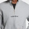 Trui met halve rits en logo Trui met halve rits en logo