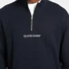 Trui met halve rits en logo Trui met halve rits en logo