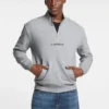 Trui met halve rits en logo Trui met halve rits en logo