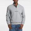 Trui met halve rits en logo Trui met halve rits en logo