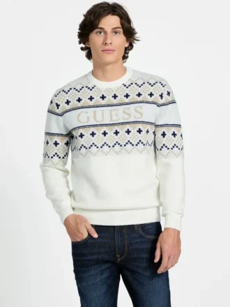 Trui met logo van Scandinavische wolmix