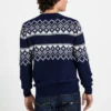Trui met logo van Scandinavische wolmix Trui met logo van Scandinavische wolmix