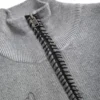 Trui met print en stiksels
