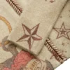 Trui met print en stiksels
