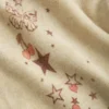 Trui met print en stiksels