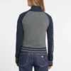 Trui met ritssluiting en varsity-logo van wolmix Trui met ritssluiting en varsity-logo van wolmix