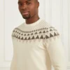 Trui met ronde hals en jacquardpatroon