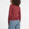 Trui met ronde hals en logo van zijde- en wolmix Trui met ronde hals en logo van zijde- en wolmix