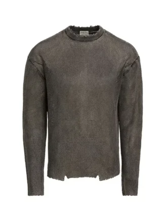 Trui met verweerde look