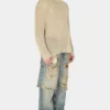 Trui met verweerde look