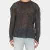 Trui met verweerde look