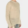 Trui met verweerde look