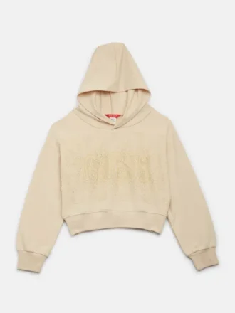 Truly Cropped hoodie met logo (7-14)