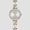 Tweekleurig analoog horloge