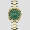 Tweekleurig analoog horloge Tweekleurig analoog horloge