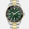Tweekleurig analoog horloge Tweekleurig analoog horloge