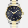 Tweekleurig analoog horloge