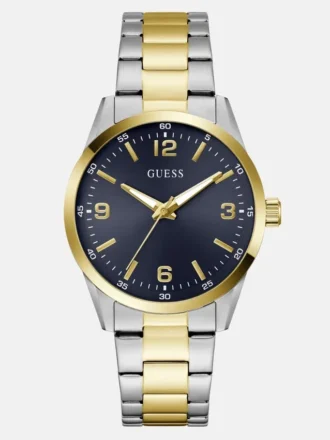 Tweekleurig analoog horloge