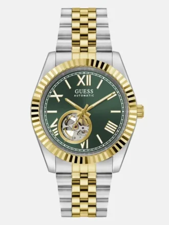 Tweekleurig analoog horloge
