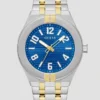 Tweekleurig analoog horloge Tweekleurig analoog horloge